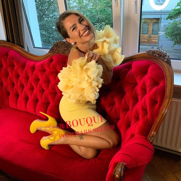 BLOGGERS FAV ZARA CONTRASTING MINI KNIT DRESS - Picture 12 of 16